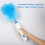 Handheld Electric Spin Duster with 2 Brush Heads, Adjustable Length, Lightweight 10