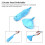 Handheld Electric Spin Duster with 2 Brush Heads, Adjustable Length, Lightweight 15