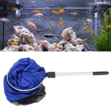 Aquarium Waterproof Soft Fishing Net 35CM Diameter, 50CM Handle