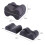 Comfortable Leg Support Pillow constructed High Quality-White 7