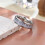 Men's Stainless Steel Piano Keys Ring Silver Size 12 2