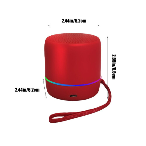 Mini Bluetooth-kaiutin RGB-valoilla, 3 W, IPX3 2