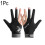 Spandex Billiard Gloves Three-Finger Exposed Design 3