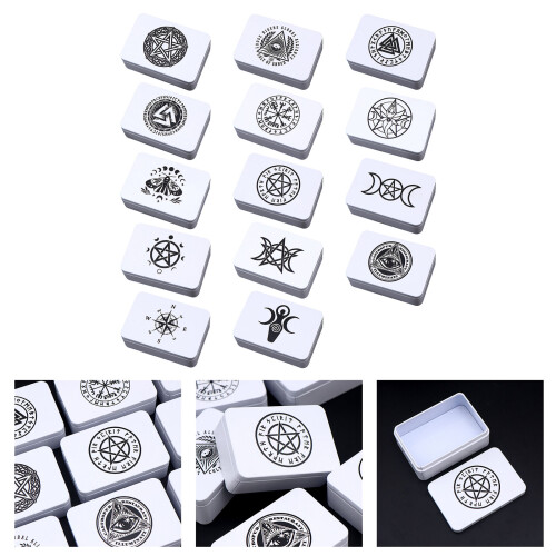 Rectangle Tarots Box Playings Card Container Jewelry-Type F 2