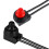 Staubdichte LED-Beleuchtung, Drucktastenschalter,-Schwarz 3