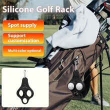 2 Pack   Holder, Silicone  Tee Rack Holds 2  Balls for Bag Hanging and Carrying,  Accessories