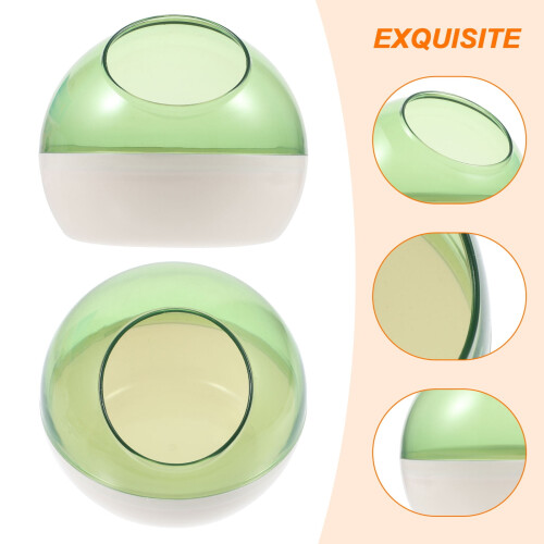 Small Pet Bath Basin Plastic for Hamsters Chinchillas 2