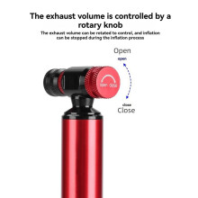 Pompka Rowerowa CO2, Przenośna Pompka do Opon, Adapter Schrader Presta, Rower Górski, Rower Szosowy
