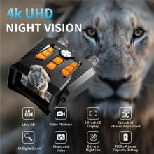 16X Digital Night Vision Binoculars Outdoor 4K HD Camcorder Bird Telescopic Digital Infrared Night Vision Camera
