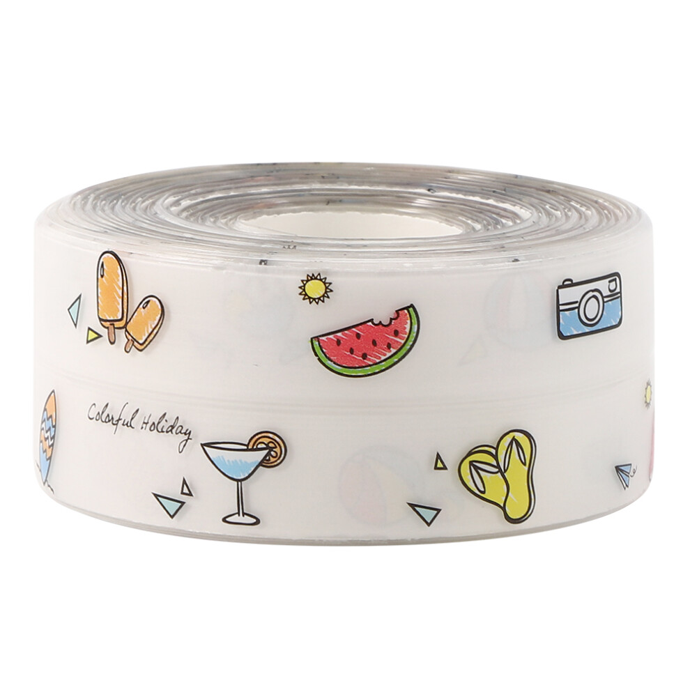 Pvc Waterproof Sealing Tape 3.8Cm X 3.2M For Kitchen & Toilet 5011392012880