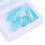Gradient Pointed Fake Nails Tips Set, 24pcs, Full Color, Bright & Lasting 3