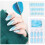 Gradient Pointed Fake Nails Tips Set, 24pcs, Full Color, Bright & Lasting 9
