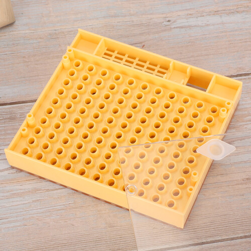 Plastic Bee King Incubator Free Move Beekeeping Breeding Box Harmless Durable 2