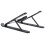 Adjustable Foldable Laptop Riser 11.17in Multi-Position Notebook Holder Black 5