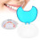Light Blue Portable Denture Box 100ml Plastic Storage for False Teeth 14