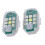 2PCS Drone LED Strobe Light Set, 300mAh Li-ion, Remote Control 16