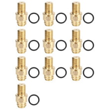 10X Convertisseur D'Adaptateur de Recharge de CO2 pour Valve de Bouteille de Soda M18X1.5, Adaptateur de Recharge de Bouteilles de Soda pour