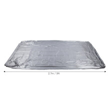 9ft Billiard Table Cover Weatherproof Silver