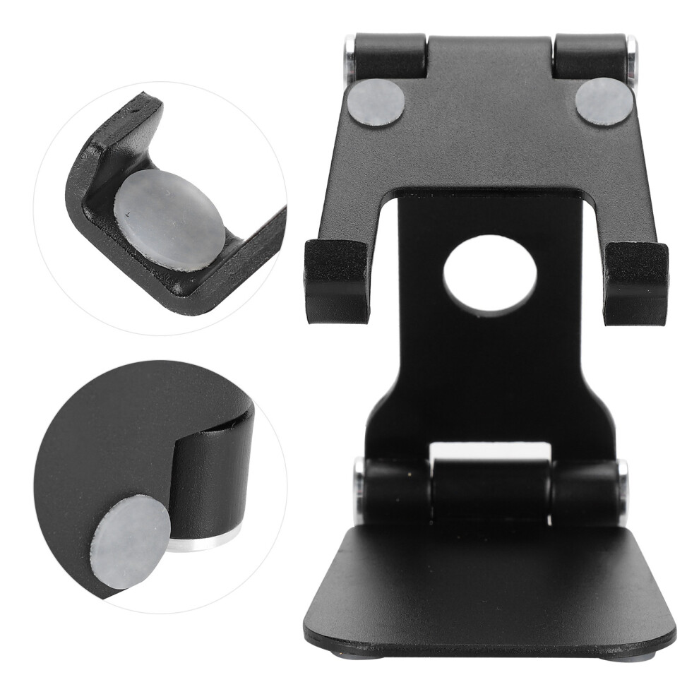 Foldable Aluminium Phone Holder For Desk – Compatible With Mobile & Tablets 8351392245220