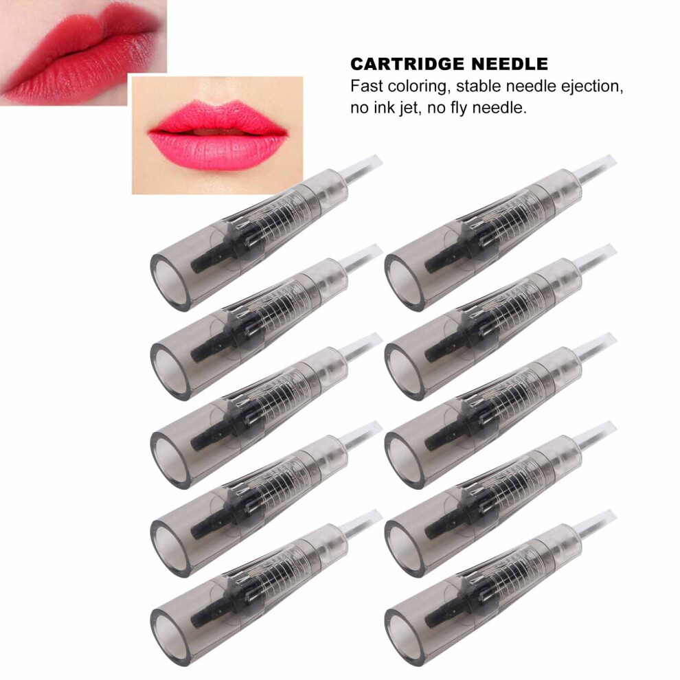 Disposable Microblading Eyebrow Lip Tattoo Cartridge Needles 10PCS 5F & 7F