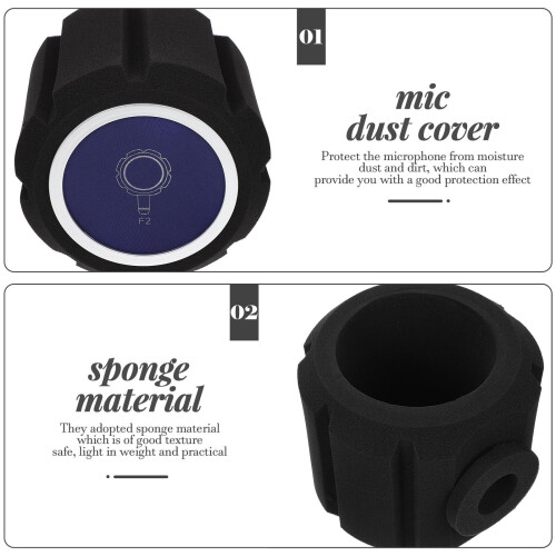 5X Microphone Covers Met Winddicht Schuim Materiaal 2