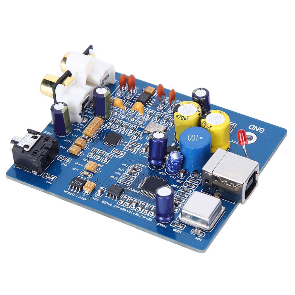 Audio Decoder Board Amplifier Module 24ÂBit 96K Usb Sa9023 For Hi-Fi Audio 4631392060479