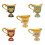 Sophisticated Hammered Metal Wine Goblet Showcasing-Red 2 2