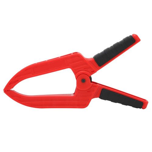 Spring Clamp with Long Flat Nose, 3in Opening, Plastic Fixing 1