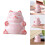 Pig Figurine Ceramics Teacup Spit Bubble Under Bottom-snake 3