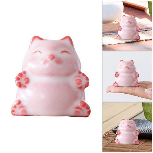 Pig Figurine Ceramics Teacup Spit Bubble Under Bottom-snake 2