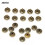 200 Sets Double Cap Rivet Iron Studs 12x10mm for Leather Clothes 6