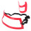 Red Plastic Beard Neckline Shaving Template Set for Men 15