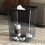 Modular Stackable Recycling Bins Clear Compartmentalized Waste System for Home Office Sorting 8.6x8.6x10.6in 6