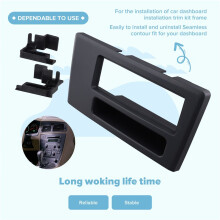 Cadre de Façade D'Autoradio 1Din pour XC70 V70 S60 Adaptateur Panneau de Façade Kit de Plaque de Lecteur DVD Stéréo LHD