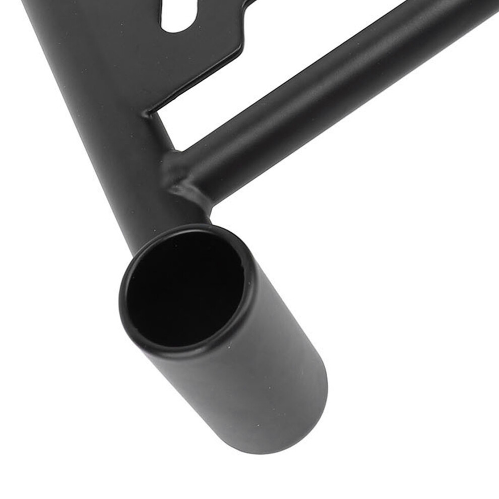 Anodised Iron Saddlebag Support Rack Black 7340572339966