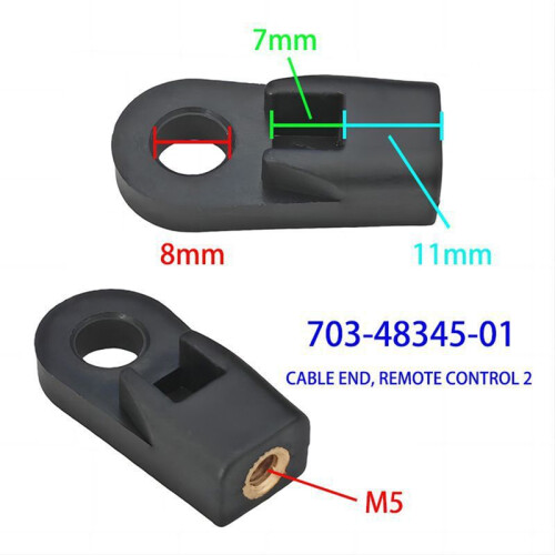 Outboard Motor Remote Control Box Accessories 703-48345-01 for  Remote Control Cable End 1