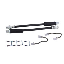 New Rear Brake Pipes Hoses & the Clips Kit for MK5 MK6 A3 TT 3C0611775 1K0611763 4120001, 4120002