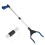 Multifunction Folding Trash Clamp Tool, Blue Handle, Silver Tube 1