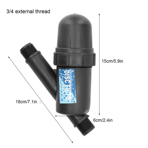 MicroSpray Irrigation Filter 3/4 Inch Stacked Removable & Washable Water Filter 2