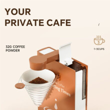 Cafetière Électrique Portable et Pliable à Filtre, avec Prise B US, Idéale pour la Maison.