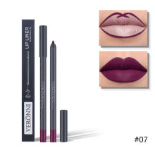 (color07) 2 In 1 Double-ended Lipstick Lip Liner Pen Matte Pigment Non-stick Cup Skin Color 24h