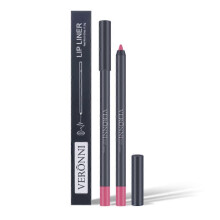(color01) 2 In 1 Double-ended Lipstick Lip Liner Pen Matte Pigment Non-stick Cup Skin Color 24h
