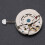 2813 Mechanical Watch Movement White Automatic Replacement Part 13.00mm 6