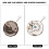 2813 Mechanical Watch Movement White Automatic Replacement Part 13.00mm 10