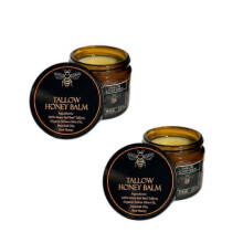 (2pcs)Organic Grass-Fed Beef Tallow Balm with Honey- Moisturize Cream Health