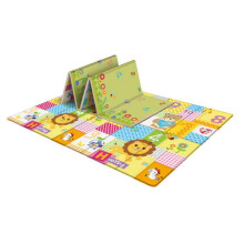 (Green world) Foldable Baby Crawling Mat Thickened Baby Living Room Household Crawling Mat Children'S Foam Floor Mat Wrapped
