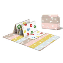 (Auspicious clouds) Foldable Baby Crawling Mat Thickened Baby Living Room Household Crawling Mat Children'S Foam Floor Mat Wrapped