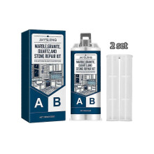 (2pcs) 1-3X Tile Repair Paste Repair AB Glue Ceramic Crack Repairing Agent Adhesive Set Bathroom Tub Floor Wall Sink Vanities Repair Paste