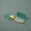 (Green) Portable Travel Pill box Plastic Storage Container Moistureproof Pill Cutter Organizer Large Capacity Pillboxes 1