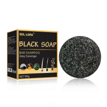 (1pc)1-5pcs Hair Shampoo Soap Polygonum Multiflorum Shampoo Soaps Cover Gray Hair Shampoo Soap To Dye Canas Black Shampoo Bar Soap